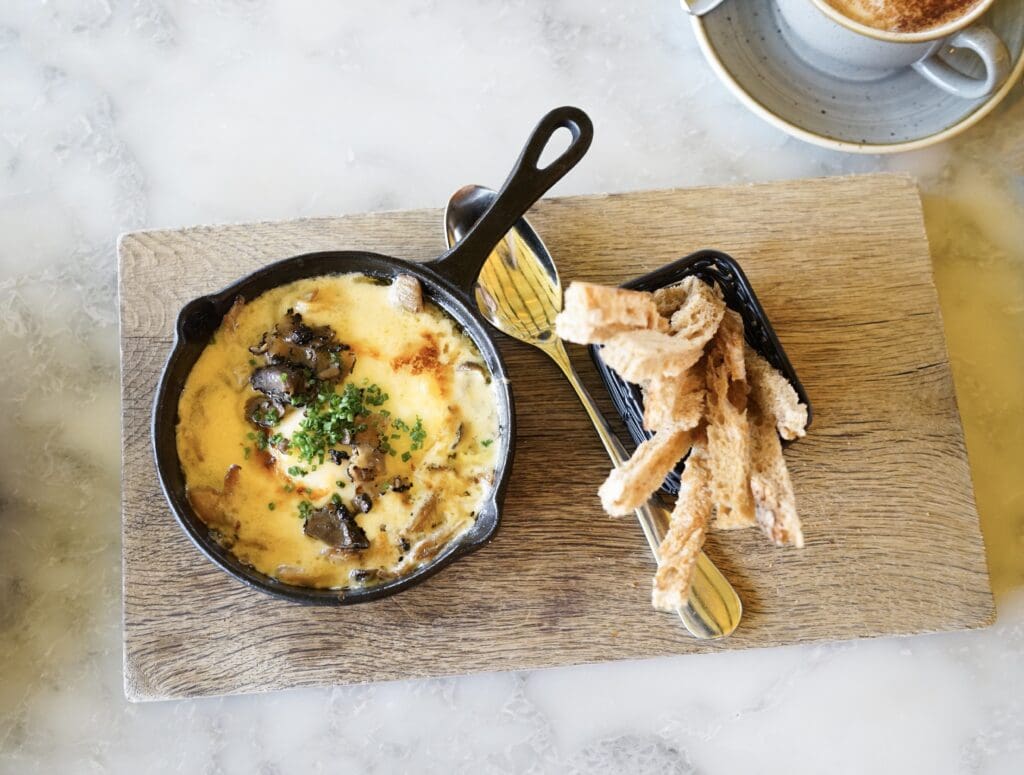 SoftScrambled Eggs with Wild Mushrooms & Truffle Sauce Chefs Club Recipes